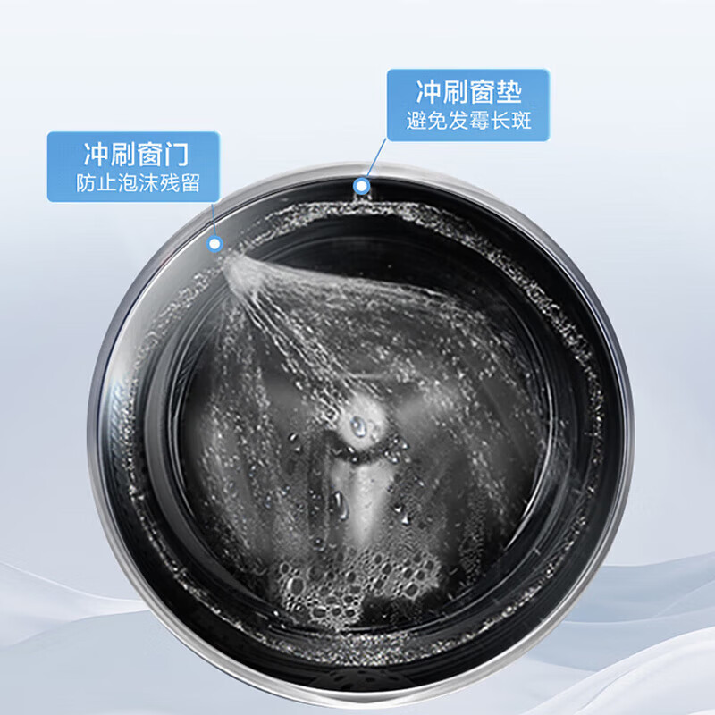 海尔全自动洗衣机洗烘一体机10KG公斤EG100HMATE25W