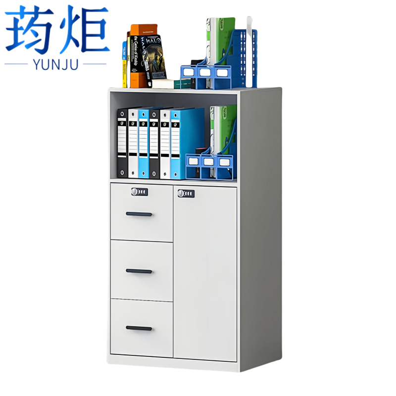荺炬左三斗文件柜高清大图