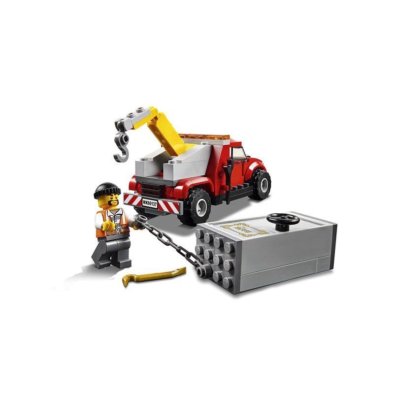 乐高(lego)城市系列 追踪重型拖车 60137 144颗粒 塑料积木玩具 5-12