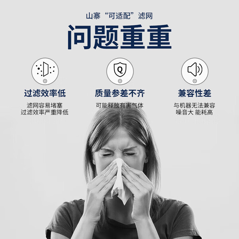 霍尼韦尔(Honeywell)CMF52M霍哈宝H-Cat Hub猫用宠物空气净化器滤芯过滤网 复合除甲醛滤网高清大图