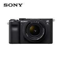 索尼(SONY)Alpha 7CL 黑色 全画幅微单数码相机 标准变焦镜头FE 28-60mm F4-5.6单镜头套装 黑色(ILCE-7CL)