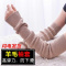 尺码解析图 一般M码比较合适 L 保暖袖套臂假袖子毛衣韩版手臂防寒毛线秋冬长款保暖袖套胳膊套。