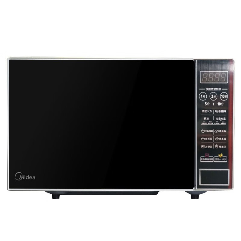 美的(Midea)微波炉家用智能多功能转盘式 20升M1-202B平板式微波炉