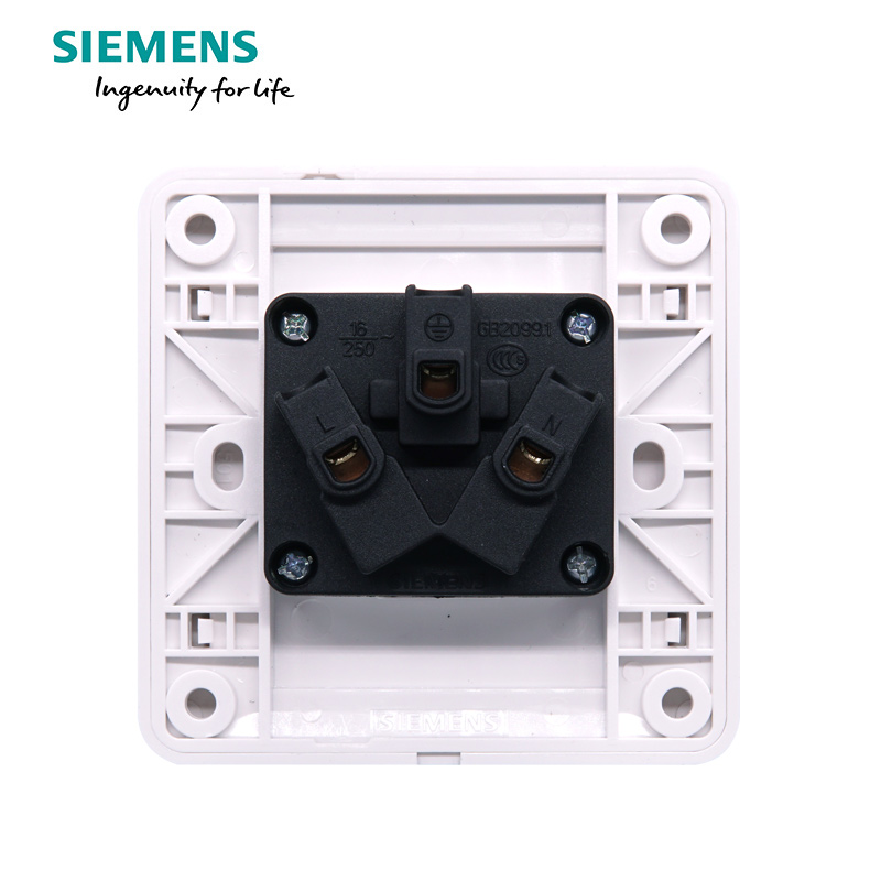 西门子（SIEMENS）开关插座 远景雅白系列16A三孔空调插座5UB02001CC1高清大图