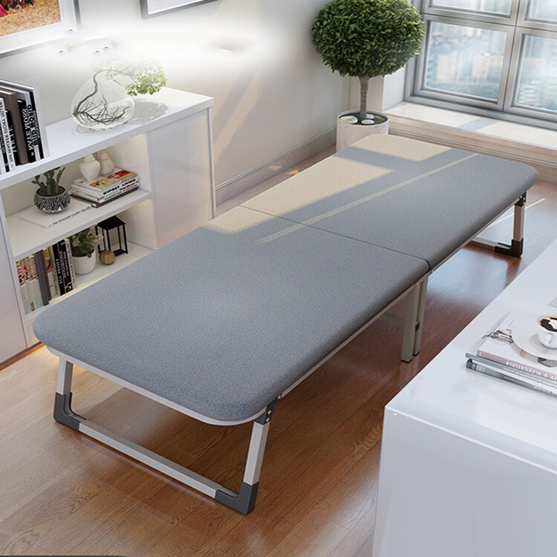 闪电客硬板折叠床单人家用便携折叠午休床办公室午睡床简易