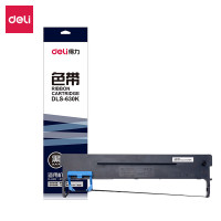 得力(deli)DLS-630K 针式打印机黑色色带 16m带芯(适用DE-630K、DL-630K)