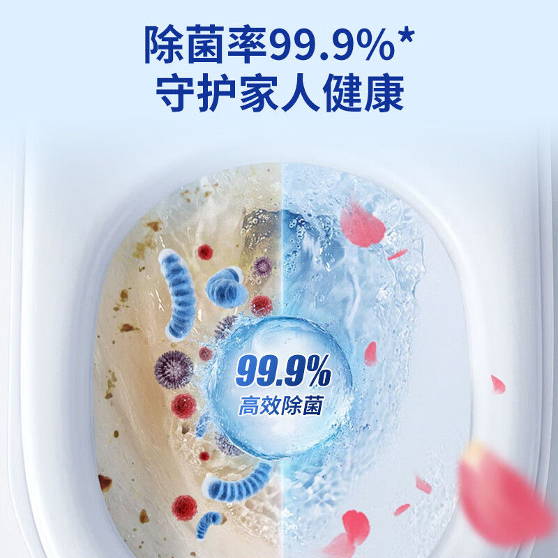 巨奇 严选 免刷洗洁厕灵500ml*3瓶马桶清洁剂洁厕液洁厕剂除臭抑菌除垢高清大图
