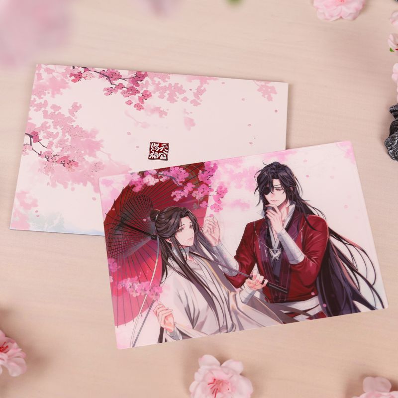 光栅收藏卡 [正版]BEMOE《天官赐福》动画 繁花倾心光栅收藏卡收藏色纸马口铁徽章高清大图