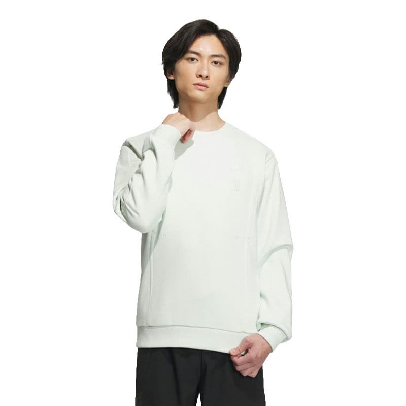 adidas/阿迪达斯卫衣武极系列加绒保暖圆领男装套头衫IX4295 C图片