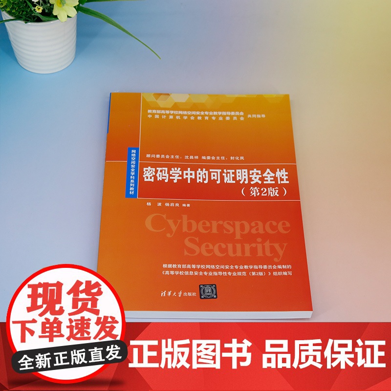 正版新书 密码学中的可证明安全性第2版 杨波杨启良 清华大学出版社 密码学教材高清大图