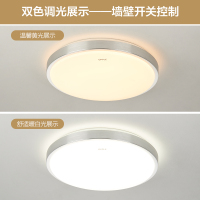 欧普照明led圆形温馨卧室房间餐厅书房吸顶灯具 现代简约浪漫