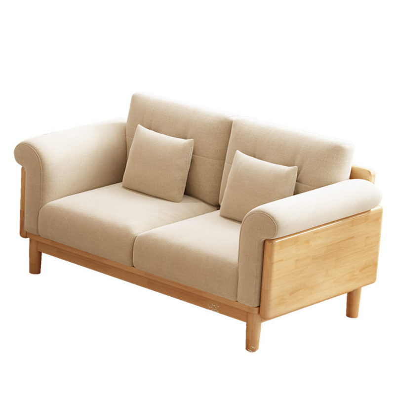 铭思达实木沙发双人位张高清大图