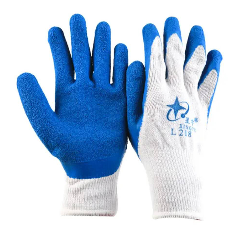 星宇l218蓝色劳保手套1双100双起发不足起拍量不发货