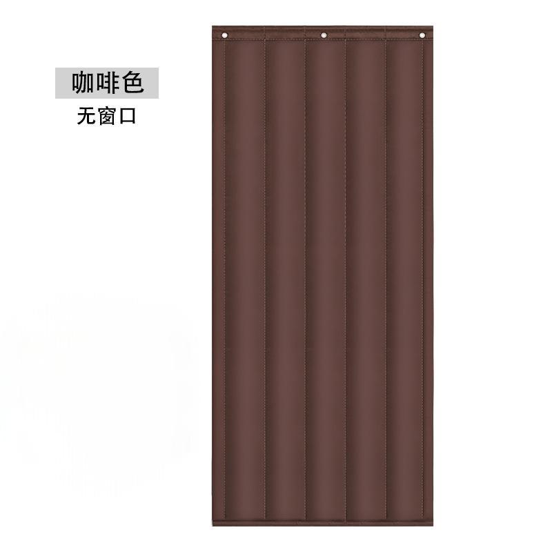 匹牧 PM-ML-0002 加厚棉门帘 咖啡色 无窗 宽0.9*高2.3米 单位:件