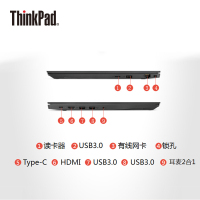 联想ThinkPad E590 0UCD定制版15.6英寸大屏商务笔记本电脑 英特尔四核酷睿i5-8265U升至8G内存1TB机械硬盘 RX550-2G独显Win10 E580新款