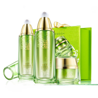 百雀羚(PECHOIN)护肤品套装礼盒 水能量焕耀套装水90ml+乳90ml+面霜50g+眼霜20g