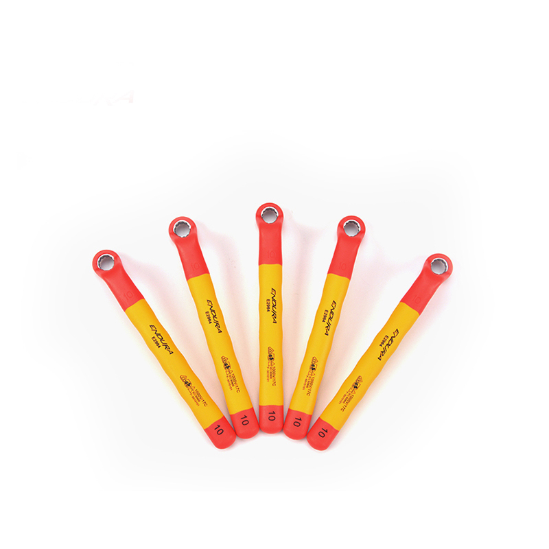力易得 双色VDE绝缘梅花扳手 电工扳手 11mm E2965 1把(货期3-5天)