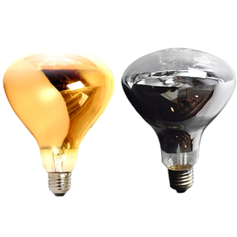 桔色175w取暖灯泡16cm