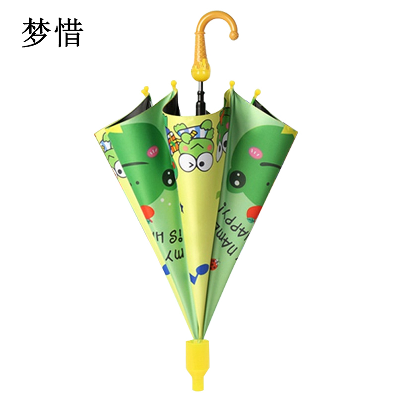 梦惜 半自动钢骨伞架 黑胶布 塑胶直柄 晴雨两用伞 YF-T2021002/把