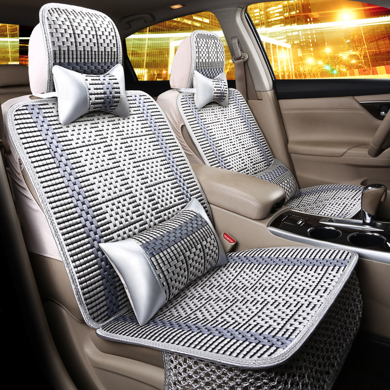 新款四季皮冰丝汽车坐垫大众polo捷达宝来朗逸高尔夫速腾全包座套