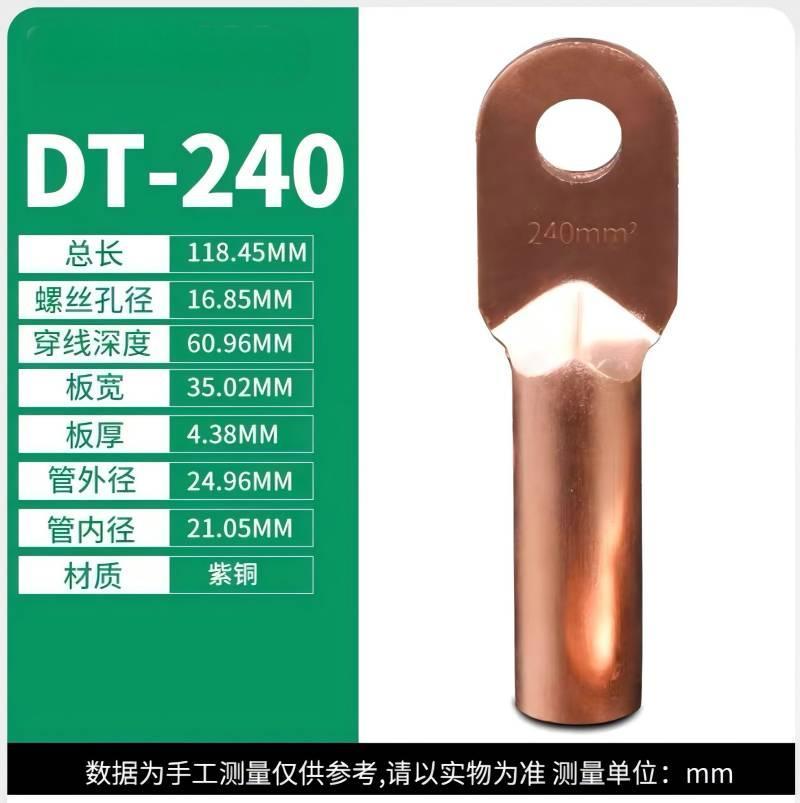 CHFK 紧固配件-铜鼻子DT240mm（单位：个）适用于接线排紧固衔
