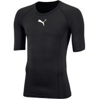 彪马(Puma)PUMA男士运动弹力修身短袖紧身衣透气排汗跑步训练T恤