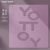 YOTTOY 超大双人瑜伽垫加厚加宽加长防滑垫子地垫家用跳操舞蹈隔音健身垫 明星系列瑜伽垫（双人）E23A01 紫色