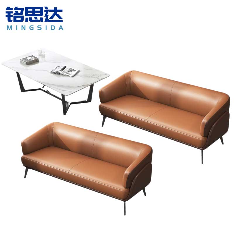 铭思达接待沙发3+3+长几套高清大图