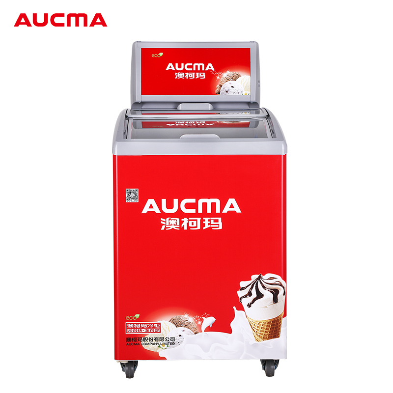 澳柯玛(AUCMA) 展示柜 SD-152 152升-30℃度商用大容量大型保鲜冰柜超市冷冻冰箱展示柜卧式保鲜