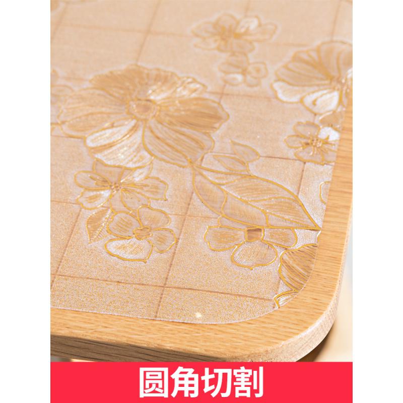 家柏饰(CORATED)加厚水晶板餐桌布透明桌垫pvc软玻璃垫桌布防水防烫塑料台布批发高清大图