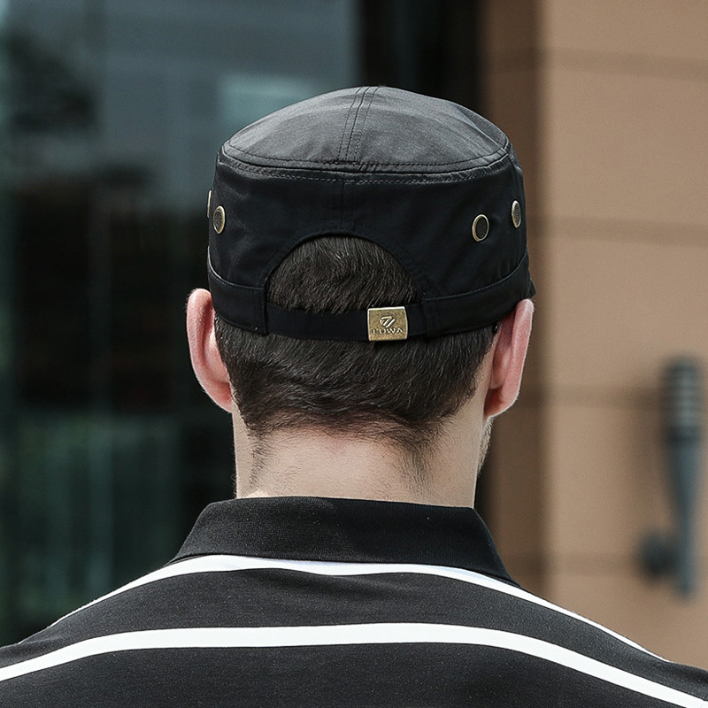 盛世尼曼帽子男秋冬韩版潮人百搭男士帽子四季休闲时尚加大码平顶帽