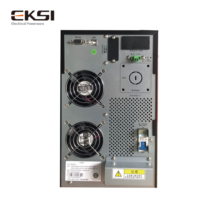 爱克赛(EKSI)UPS不间断电源 EK910H 10KVA 高频在线 全新正品 后备3小时 (7-10个工作日发货)高清大图