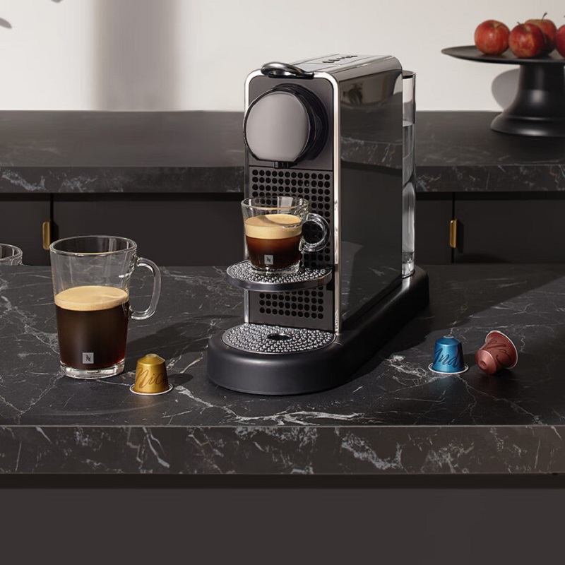 Nespresso奈斯派索胶囊式咖啡机小型家用全自动商用高压萃取不锈钢金属意式 Citiz platinum灰色高清大图