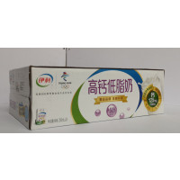 【5月产】伊利YILi 高钙低脂纯牛奶250ml*24盒每箱营养早餐好奶