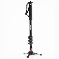 曼富图(MANFROTTO) MVMXPROA4 XPRO PLUS摄像独脚架铝质4节 相机三脚架