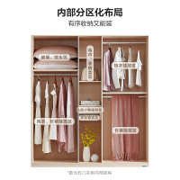 [店长力荐]全友家居 卧室平开门衣柜 卧室家具 简约现代衣柜现代北欧5门衣柜