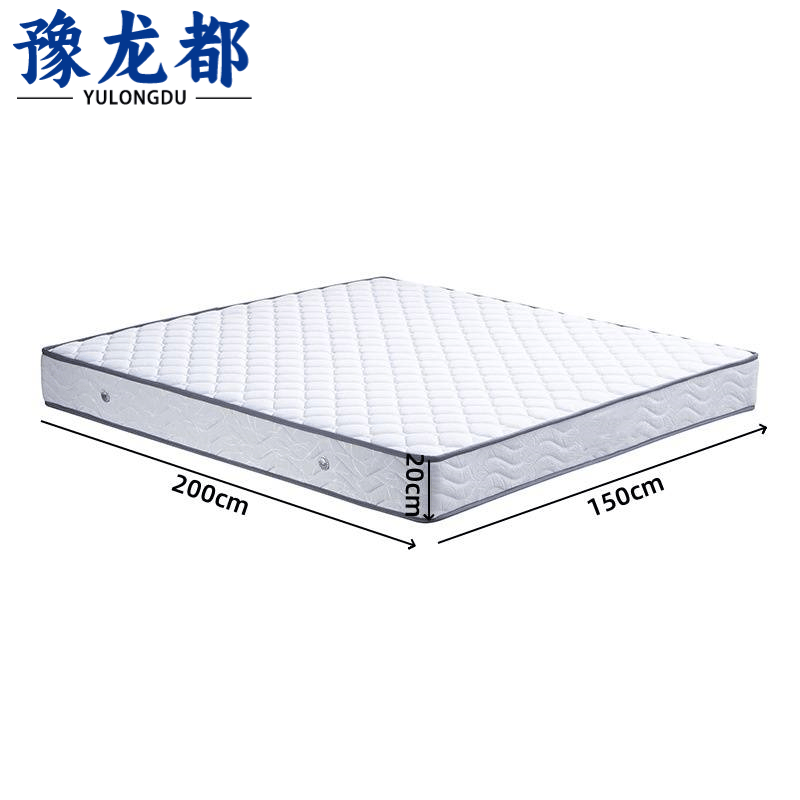 豫龙都单人床垫1500*2000mm张高清大图