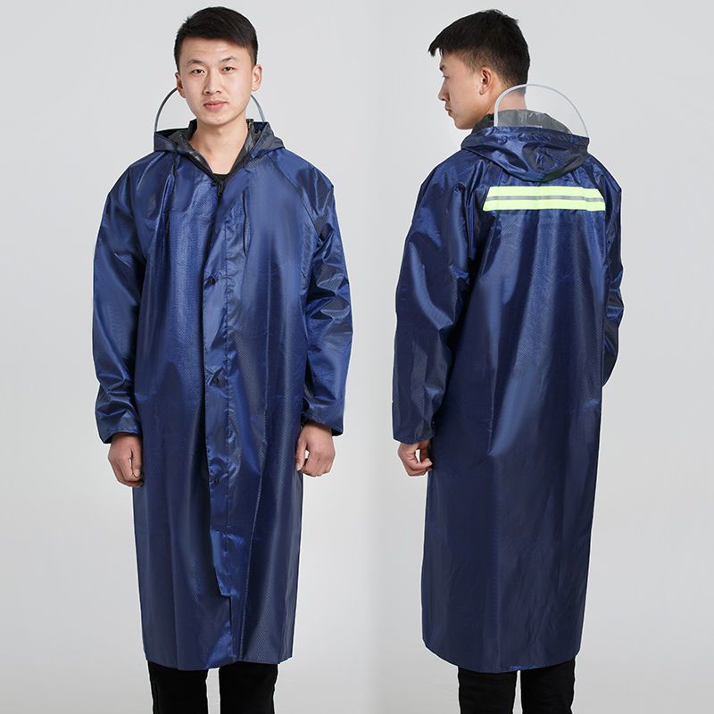 时尚防暴雨连体雨衣长款外套男全身防水骑行徒步加厚成人雨衣女款