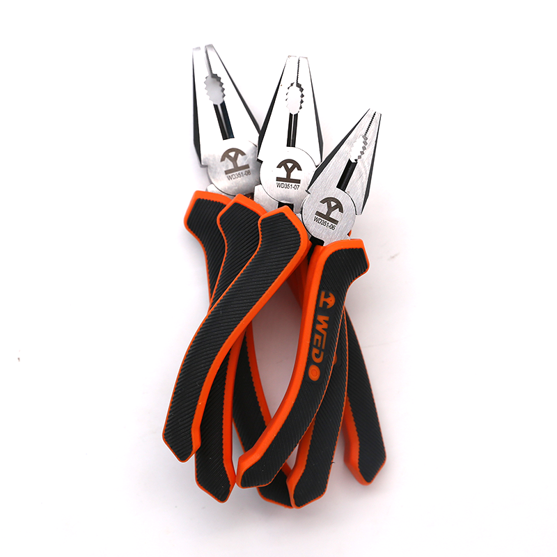 维度(WEDO)WD351-07 德式钢丝钳 铬钒钢 7寸(175mm)克丝钳 老虎钳 平口钳高清大图