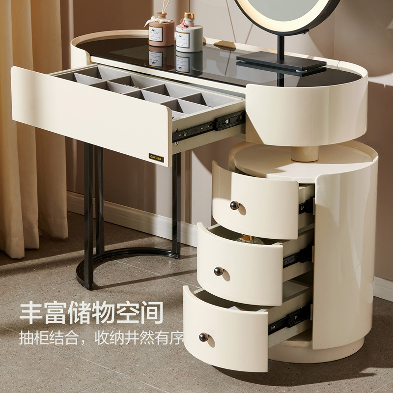 全友家居梳妆台卧室多功能网红轻奢梳妆台126339
