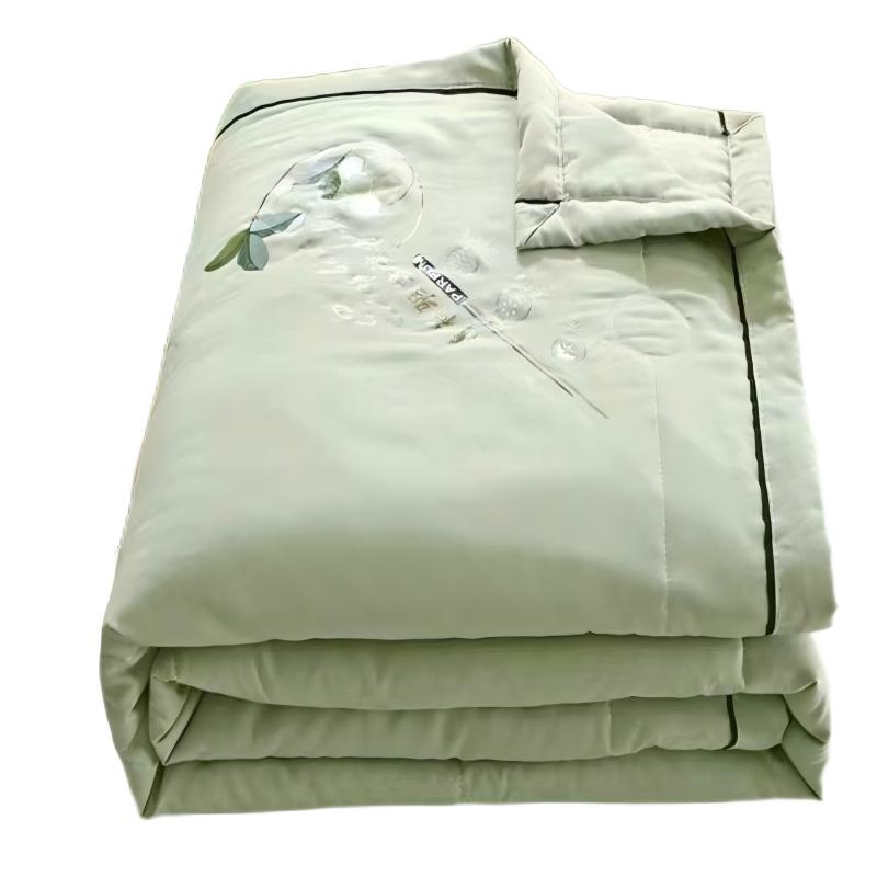 梦丽赛 纯色薄荷夏凉被145cm×200cm(条)高清大图