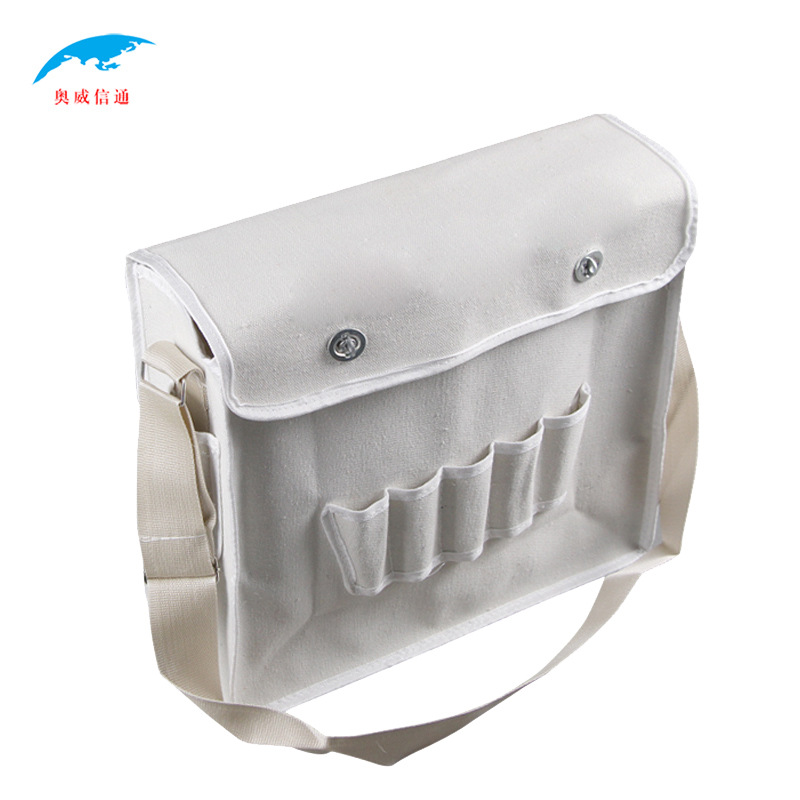 奥威信通白色工具包工具提兜帆布工具包视频