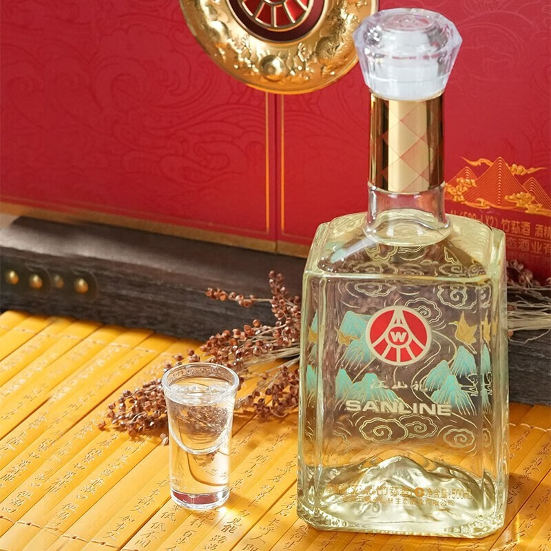 五粮液生态酿酒江山礼金山银山52度宴请送礼酒礼盒装[无礼袋]高清大图