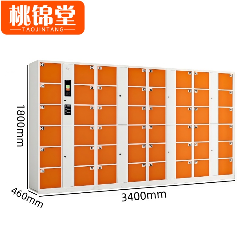 桃锦堂智能寄存柜 智能储物柜48门台
