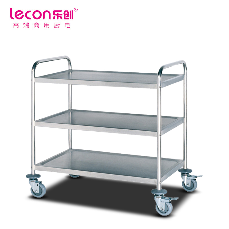 乐创 lecon 商用三层餐车 LC-J-SCC01