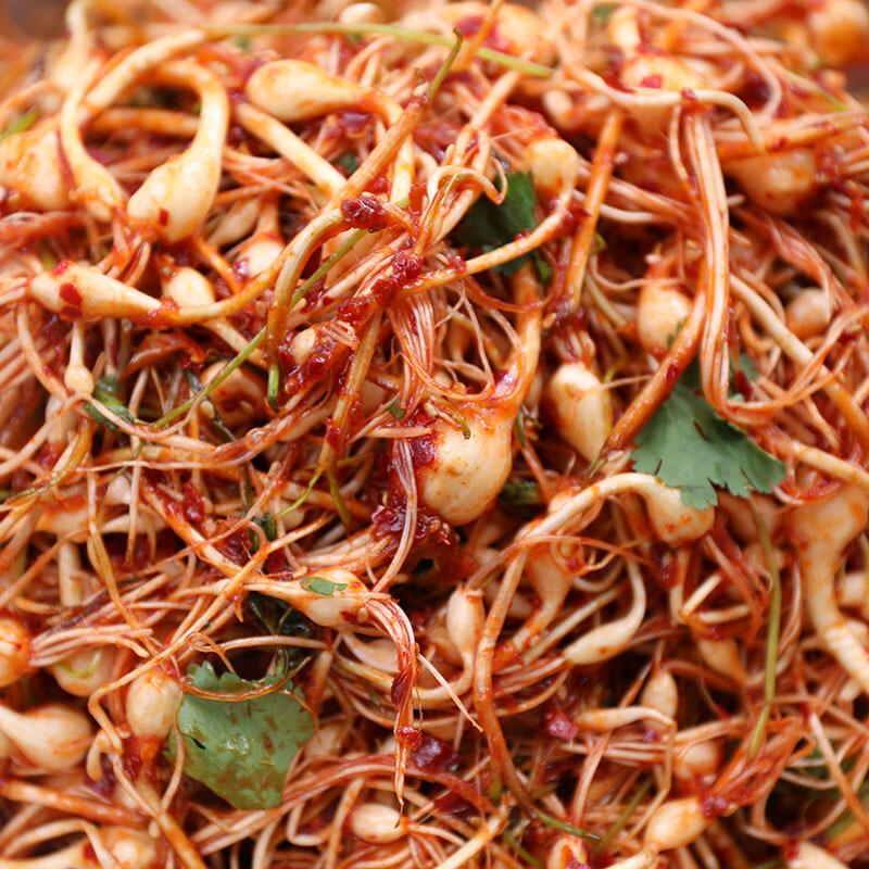 东北延边朝鲜族拌小根蒜泡菜咸菜下饭菜小头蒜大脑瓜250g参数