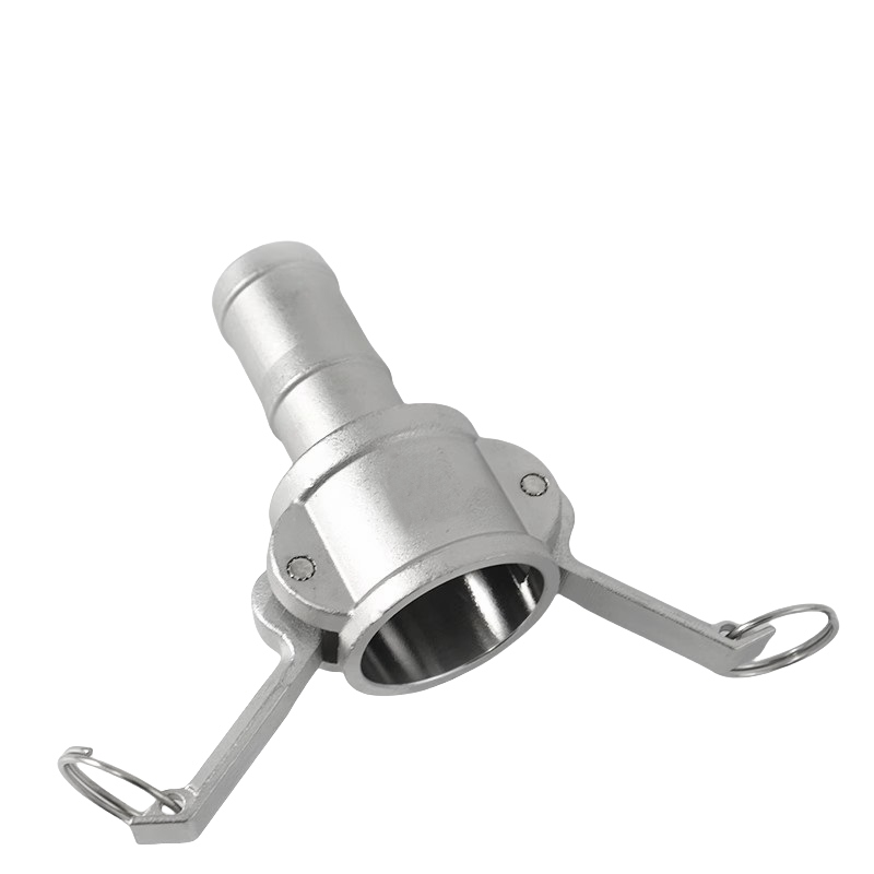 允诚 不锈钢扳把式快速接头 C-4 DN100 个高清大图