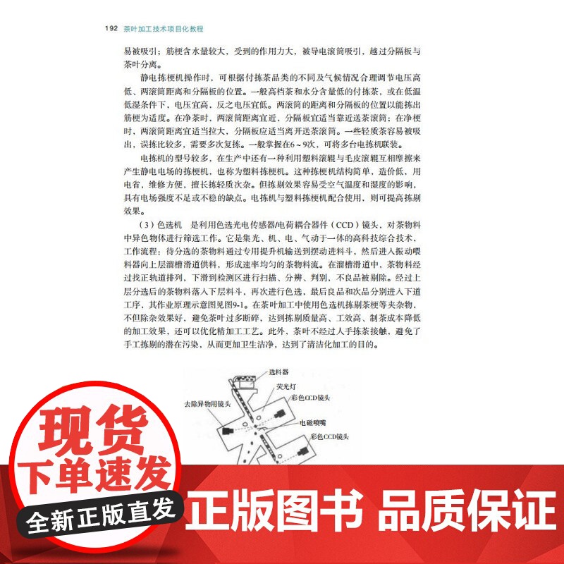 教材-茶叶加工技术项目化教程高等职业教育茶叶生产与加工技术专业教材范乔,吴惟筠2025年3月印1版1印次97875184高清大图
