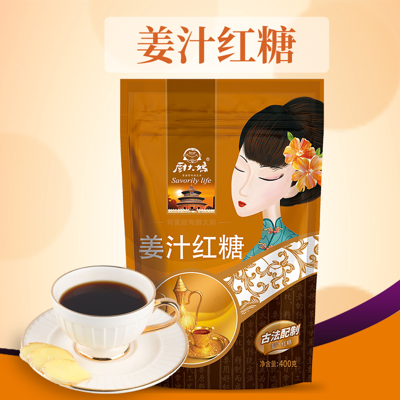 厨大妈姜汁红糖400g