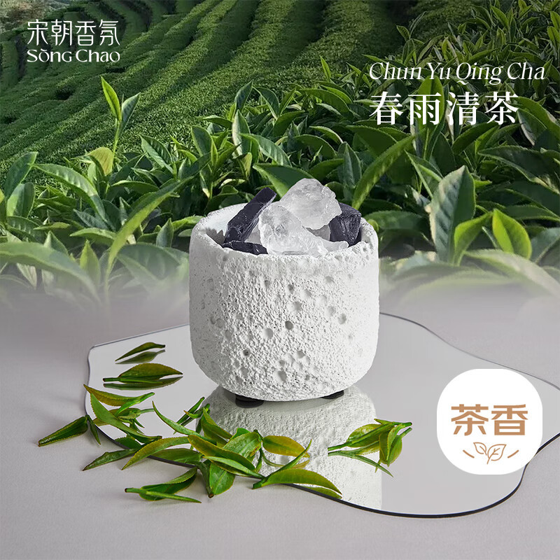 宋朝冷山系列扩香石香薰套装春雨清茶 340g